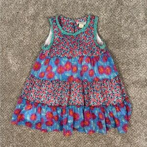 Girls size 4y Kate Spade Floral Chiffon Trapeze dress
